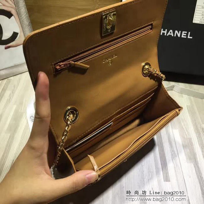 香奈兒CHANEL V982新款新顏色專櫃品質羊皮鏈條小包 DSC1255